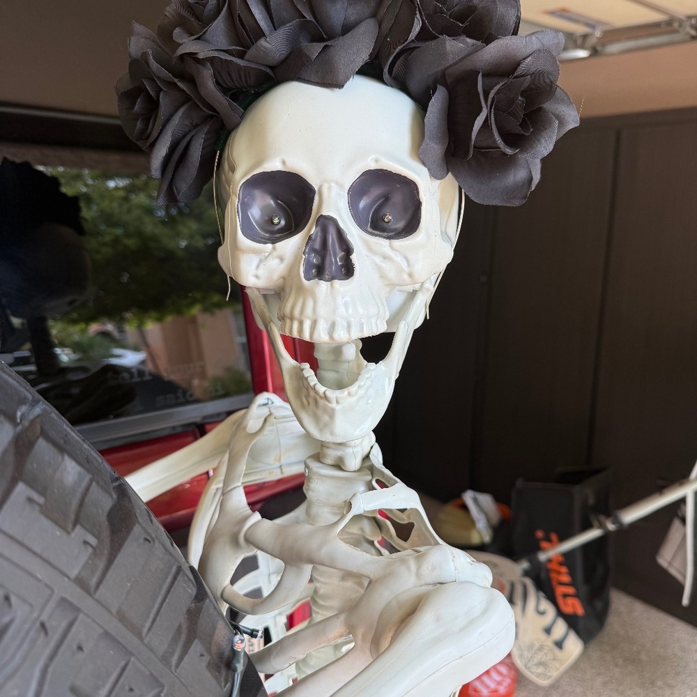 Beautiful handmade “Day of the Dead” headpiece